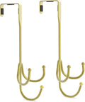 Over The Door Hooks Gold, Door Hooks for Hanging Towels, Coats