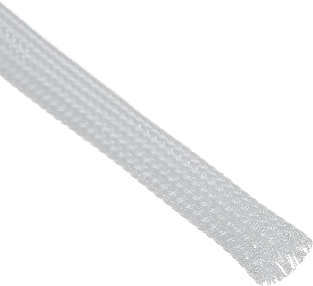 uxcell PET Expandable Sleeving 25ft 3/8" Gray Cable Management Sleeve Cord Organizer for Wrap Protect Cable