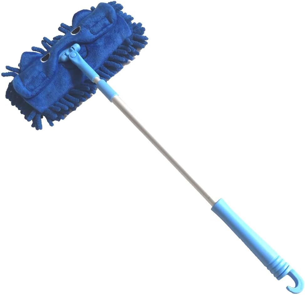 Mini Housekeeping Cleaning Tools for Children,3pcs Include Mop,Broom,Dustpan (Blue Mop+Frash Blue Broom&Dustpan)