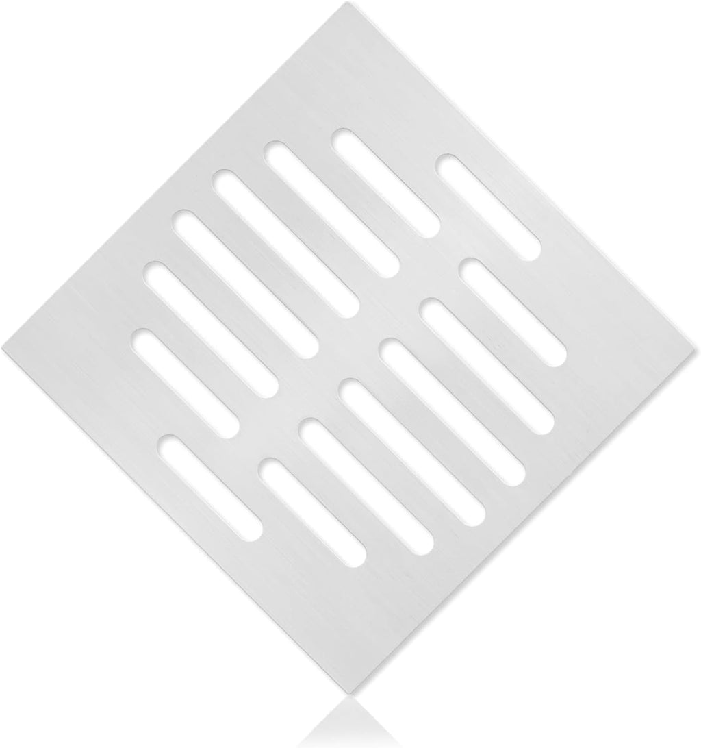 6 Inch Square Drain Cover Stainless Steel