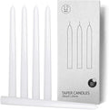 12 PCS White Taper Candles, 10 Inch Unscented Long Candles White, Low Heat Romantic Candlesticks for Couples, Wedding, Home, Dinner,