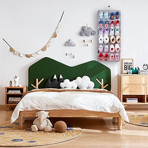 PACMAXI Over The Door Shoes Organizer for 12 Pairs of Baby Shoes Boys Girl