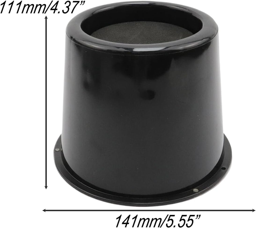 4 Inch Round Bed Risers for Chair,Desk,Sofa, Black 4 Pack