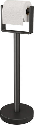 YUMORE Heavy Duty Toilet Paper Holder Stand, Extra-Weighted Base No Tipping