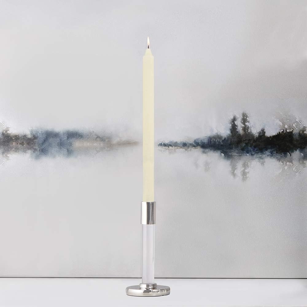 Root Candles 12-Count Unscented Timberline Arista Candles, 12-Inch, Ivory