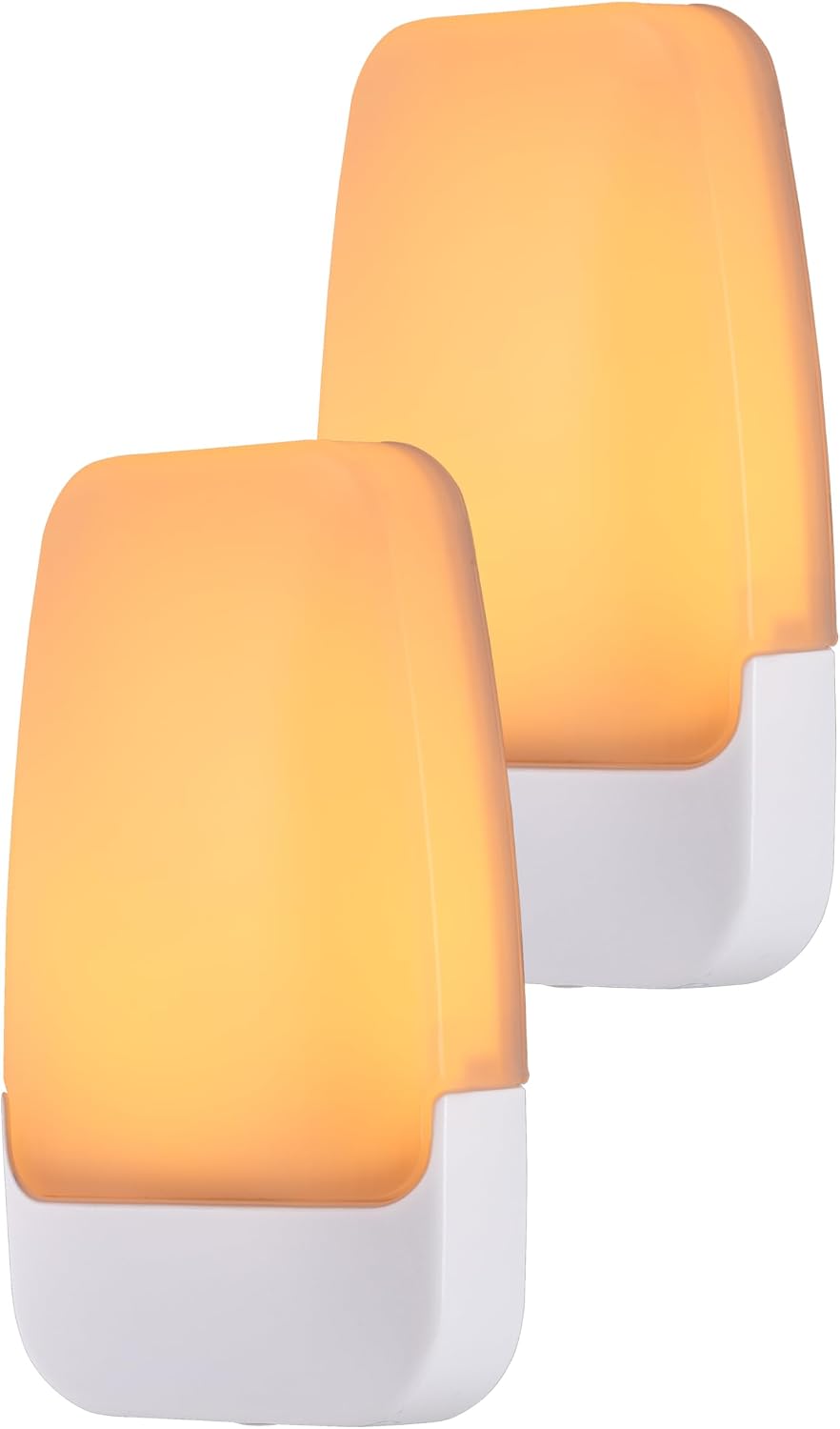 GE SleepLite Plug in Night Light, Amber, 2 Pack