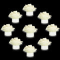 SupBri 12 Pack Led Tea Lights with Artificial White Flower