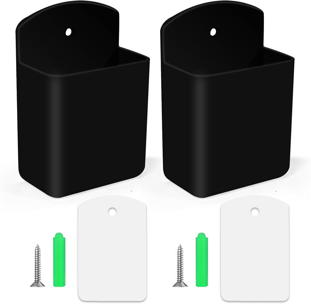 2 PCS Self Adhesive Remote Holder Wall Mount Control Holders