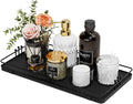 Toilet Paper Basket, Toilet Tank Tray, 13"x 6.5", Black