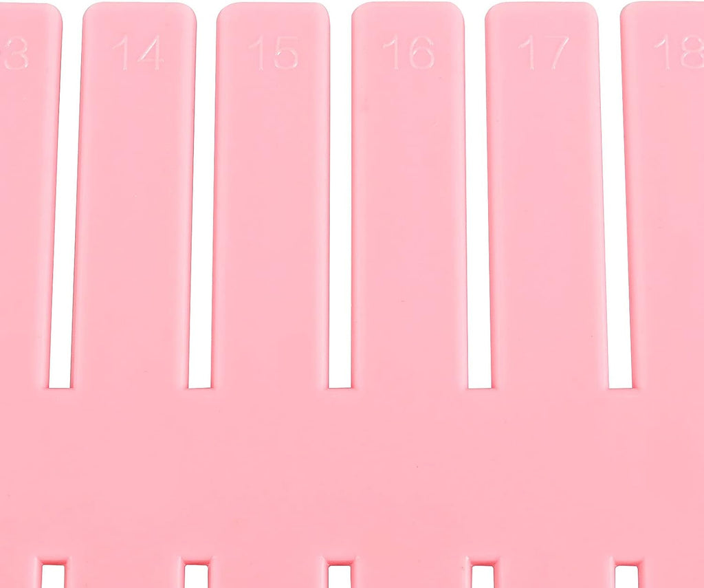 ZOENHOU 60 PCS DIY Drawer Divider Organizers, Pink Grid Drawer Dividers, Adjustable Premium Plastic Organizers for Makeup Drawers Desktop Kitchen Drawer Organizers and Storage, 12.6 x 2.76 Inch