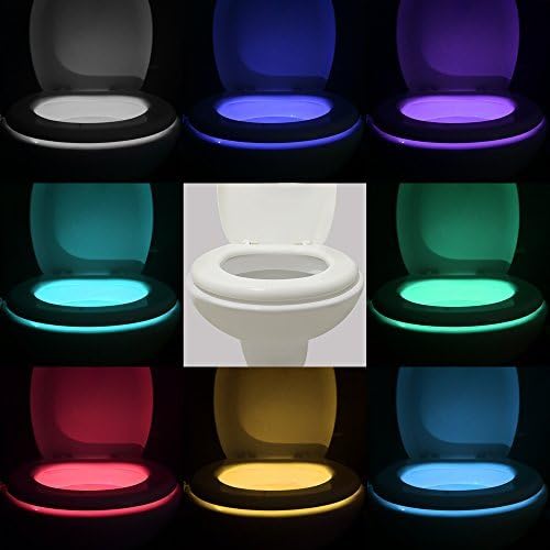 VINTAR Toilet Light Motion Sensor,16 Color Motion Sensor Toilet Night Light