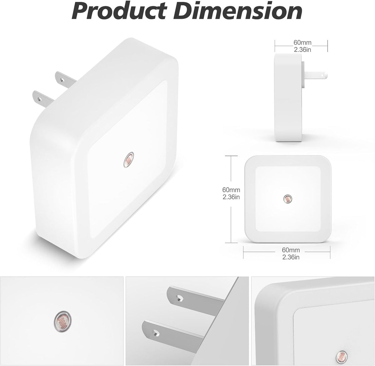 Sujeet Night Light, Night Lights Plug into Wall 8-Pack, Nightlight Plug in Night Light, Dusk to Dawn Night Lamp Led (Soft White)