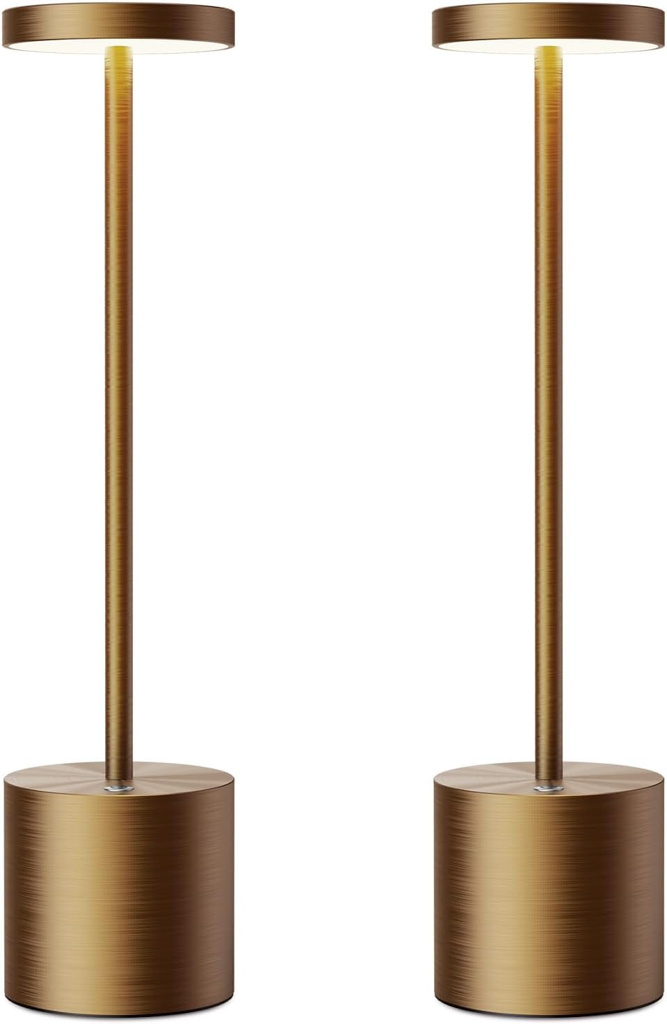 LED Cordless Table Lamp Rechargeable,Battery Powered Outdoor Lights