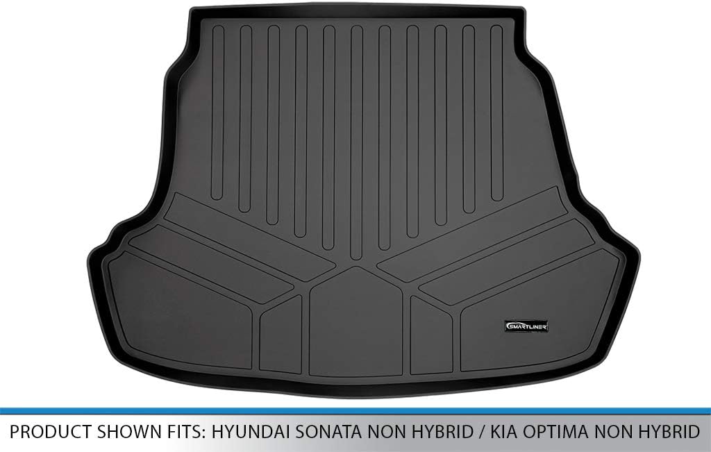 SMARTLINER Cargo Trunk Liner Floor Mat for 2016-2019 Hyundai Sonata