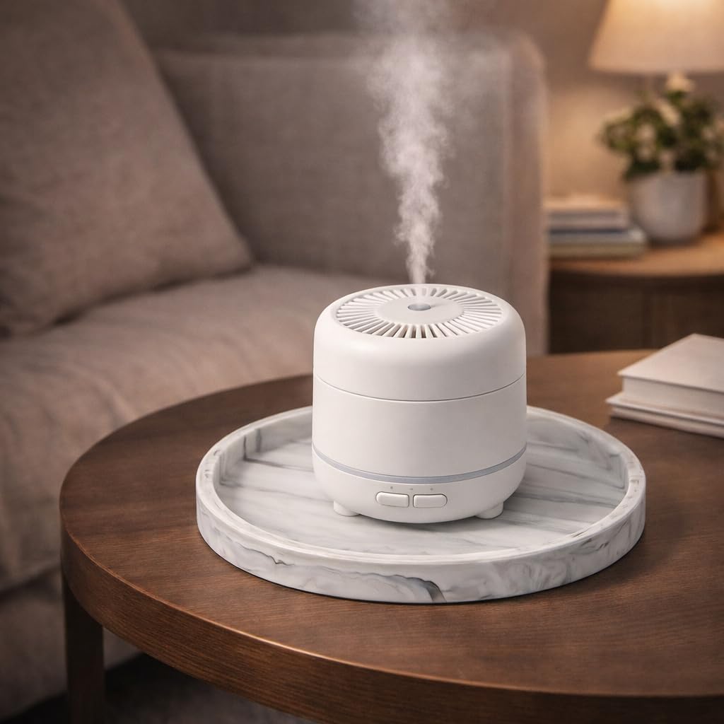Waterproof Mat for Mini Humidifier, 8 INCH Round Humidifier Tray