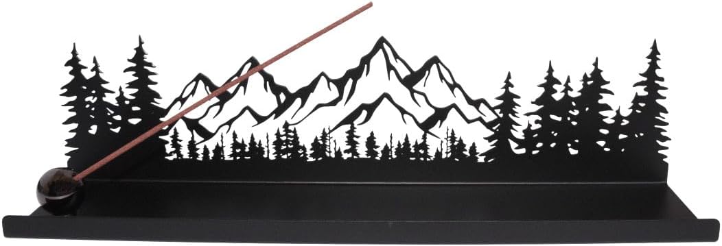 Mountain Forest Metal Incense Holder