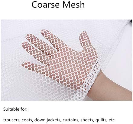 Mesh Laundry Bag - With Drawstring,19.6×27.5 inch Large Laundry Bra Underwear Products Laundry Bags Baskets Mesh Bag Household Cleaning Tools Accessories Laundry Wash Care (Coarse Mesh-2PCS)