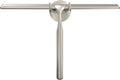 Better Living Deluxe XL Shower Squeegee, 12” Blade, Brushed Nickel