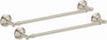 Moen DN6818BN Sage 18-Inch Single Towel Bar, Brushed Nickel (Pack of 2)