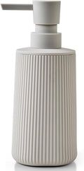 YAUKPH Small Soap Dispenser for Bathroom and Kitchen Matte Beige