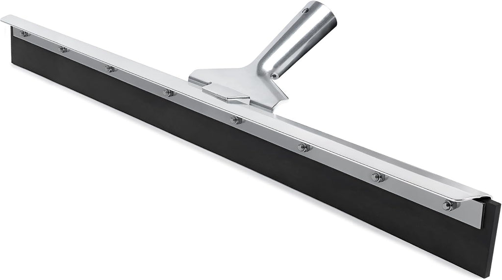 DSV Garage Floor Squeegee 24’’, Neoprene Blade Asphalt Squeegee, Tapered Pole Connection - Handle Sold Separately for Tiles, Concrete and Asphalt