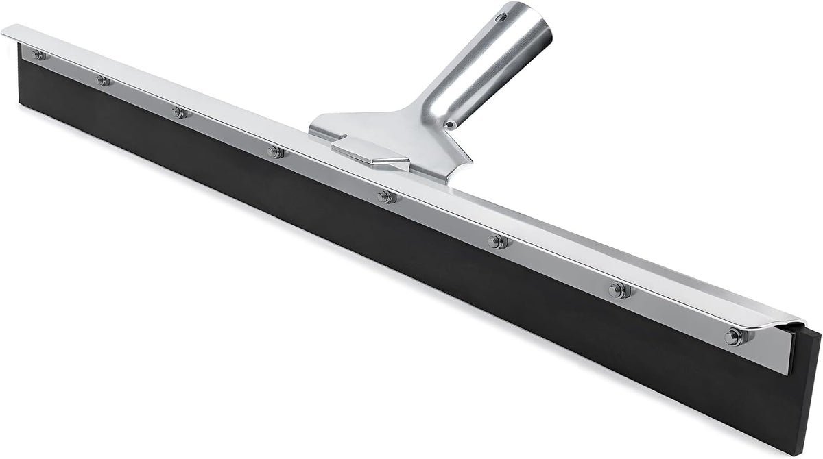 DSV Garage Floor Squeegee 24’’, Neoprene Blade Asphalt Squeegee, Tapered Pole Connection - Handle Sold Separately for Tiles, Concrete and Asphalt