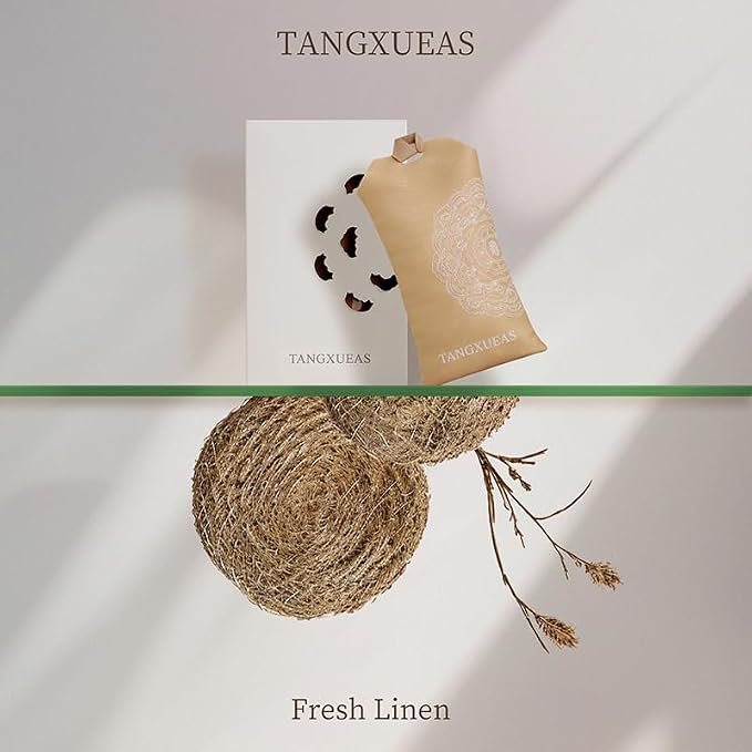 Fresh Linen Scented Sachets for Drawers and Closets, Long Lasting Home Freshener - Gift Set Ready,1 Pcs