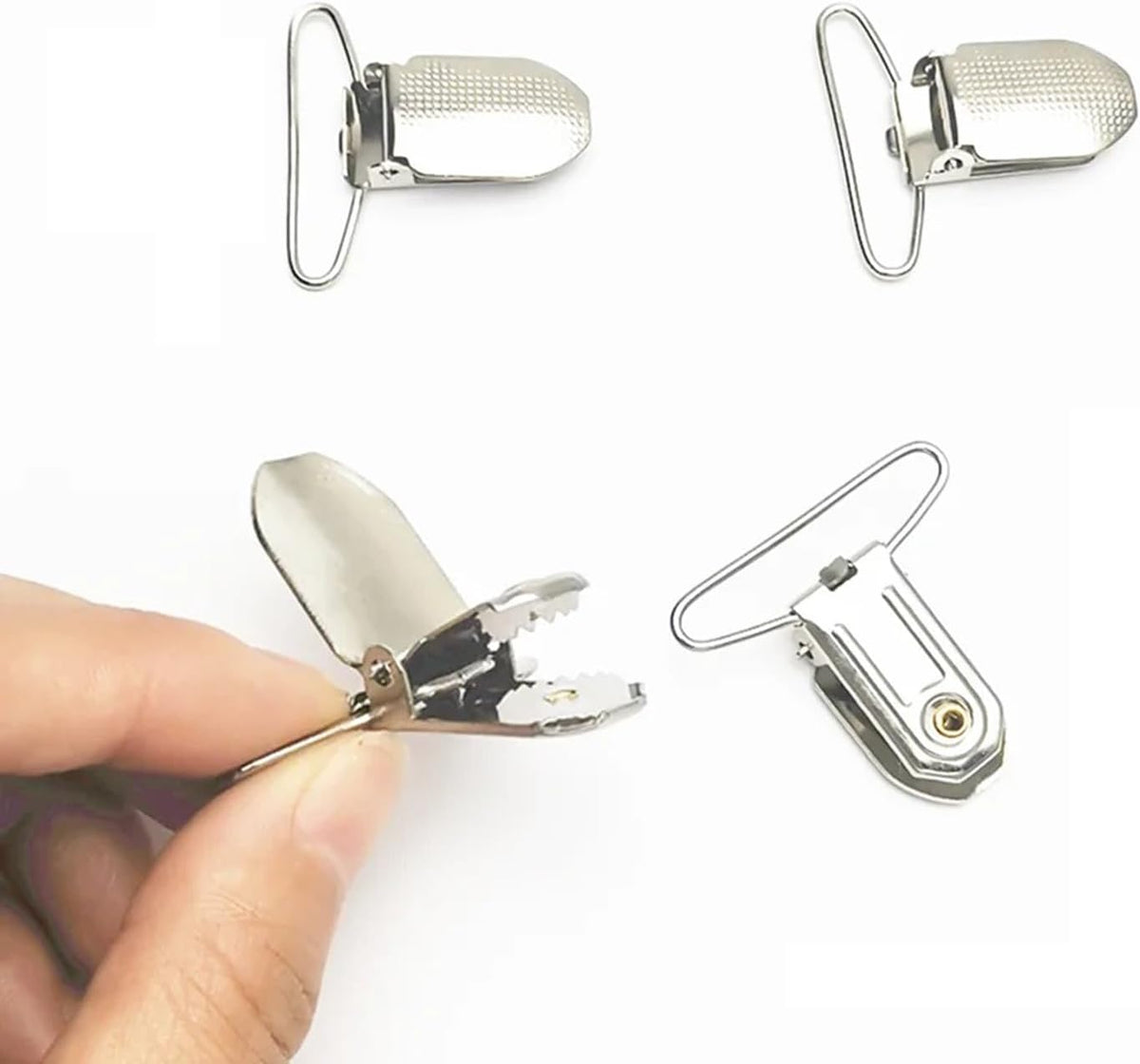 25 Pack Mens Suspender Clips Replacement 1 Inch Bed Sheet Straps Clips Clamps for Bed Sheet Holder Straps Bed Sheet Fasteners Mattress Suspenders Sheet Corner Holders Adjustable Boot Straps