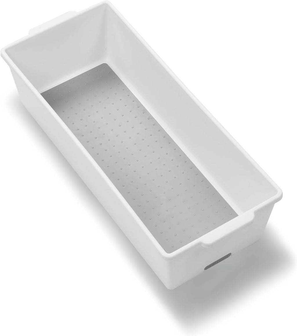 madesmart Classic Large Deep Storage Bin, White