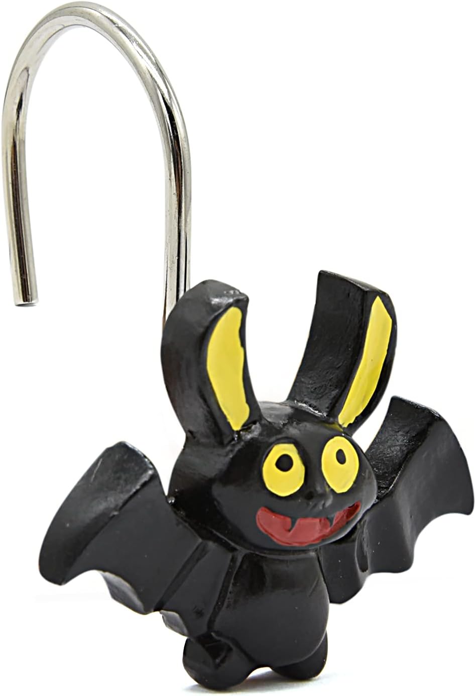 Shower Curtain Hooks,12PCS Halloween Decorative Shower Curtain Rings