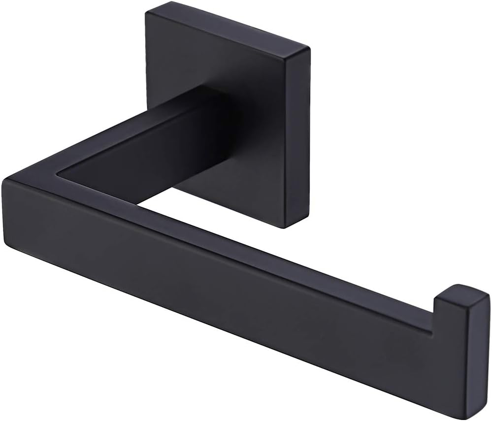 KES Matte Black Toilet Paper Holder Wall Mount Bathroom Toilet Paper Holder