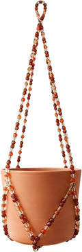 Glass Beaded Plant Hanger, Short Plant Hanger Indoor & Outdoor