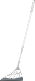Original Broombi - All-Surface Silicone Broom, Squeegee, Pet Hair Remover - Smart Broom for Indoor Cleaning - Cleans Glass, Fine Dust, Hair, Liquids - for Smooth Floors, Rugs, Windows (Grey)