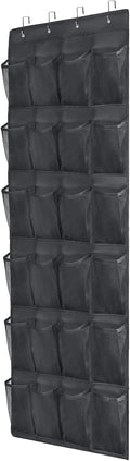 Over the Door Shoe Organizer 24 Extra Large Pockets Hanging Shoe Rack Holder for Closet Storage Hanging Shoe Organizer
