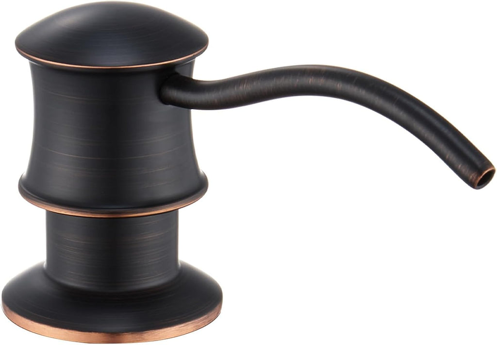 Built in Soap Dispenser for Kitchen Sink Countertop, Brass, Bronze