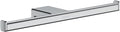 hansgrohe AddStoris Double Roll Holder in Chrome 1-inch Accessories in Chrome, 41748000