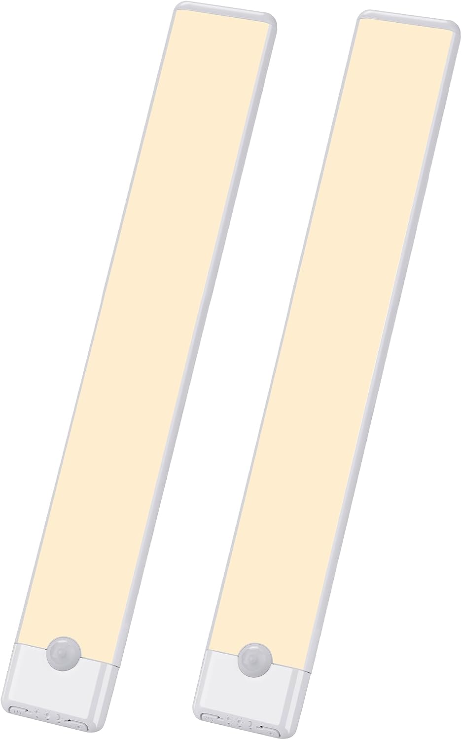 Motion Sensor Under Cabinet Lights, 2-Pack, Warm White, 12 inch