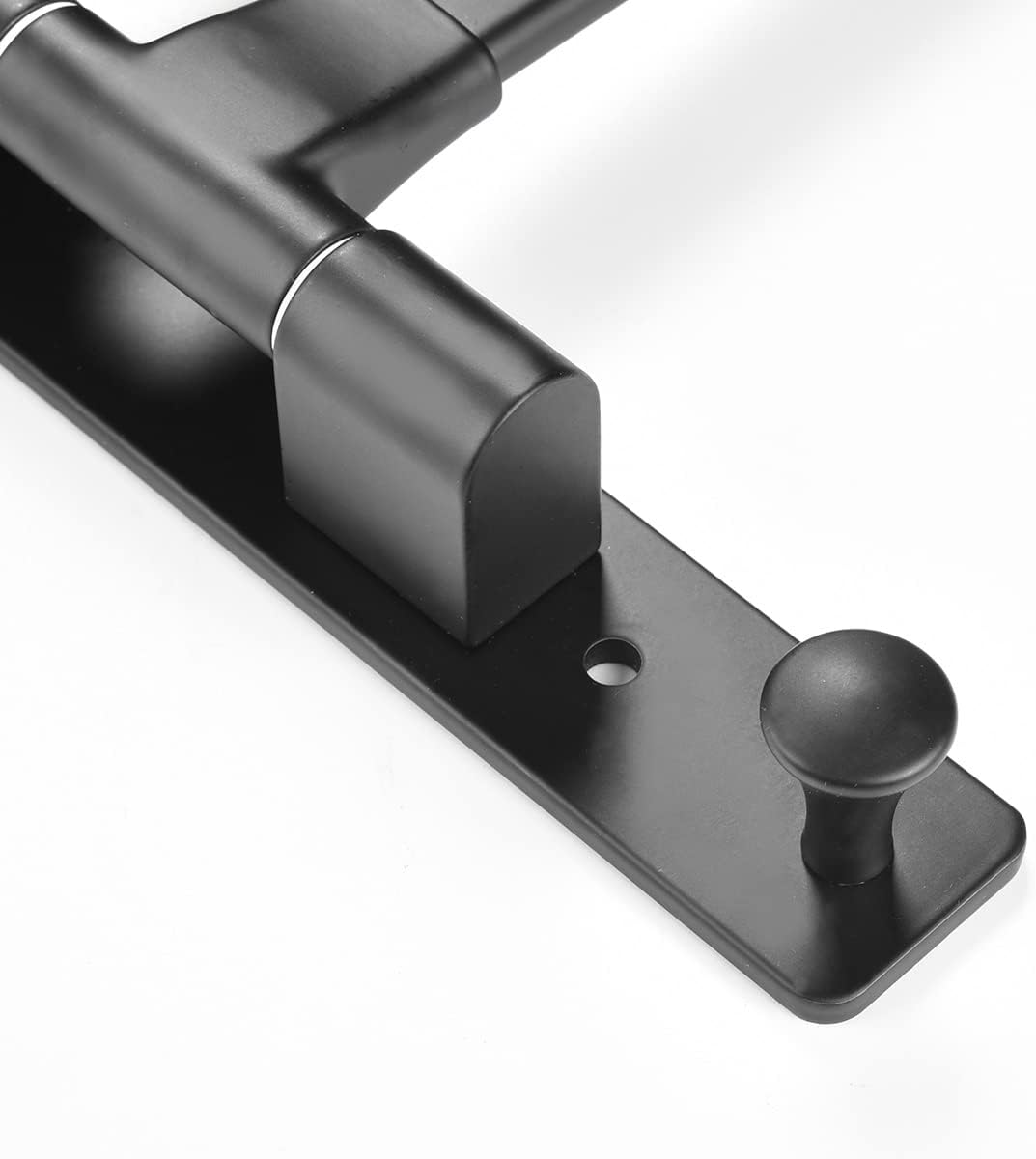 Swivel Hand Towel Bar Bathroom Swing Hanger Towel Rack Holder Matte Black Finish, Wall Mounted, 3-Arm
