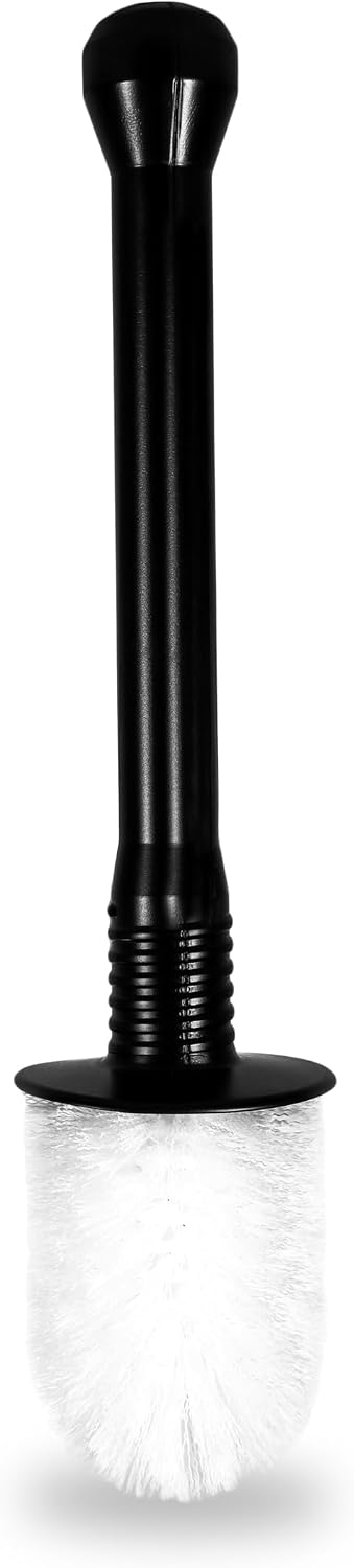 Master Plunger 500 & Toilet Brush Combo Set – Heavy-Duty Black Toilet Plunger with High-Efficiency Brush and Holder – Durable, Compact Bathroom Cleaning Kit: MP500-C3