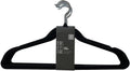 10 Pack Velvet Hangers - Non-Slip and Space-Saving Closet Organizers - Durable Soft-Touch, Black Hangers for Clothes, Coats, and Wardrobe Essentials Luxury, Ganchos De Ropa, Gift