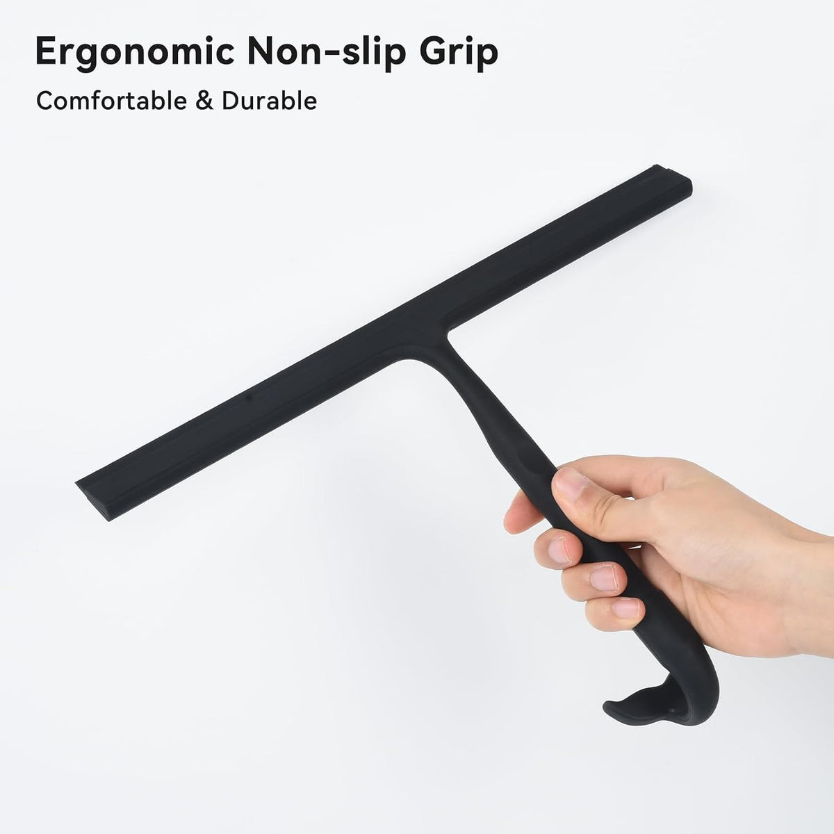 OTraki Silicone Shower Squeegee for Glass Doors 13 Inch Bathroom Squeegee