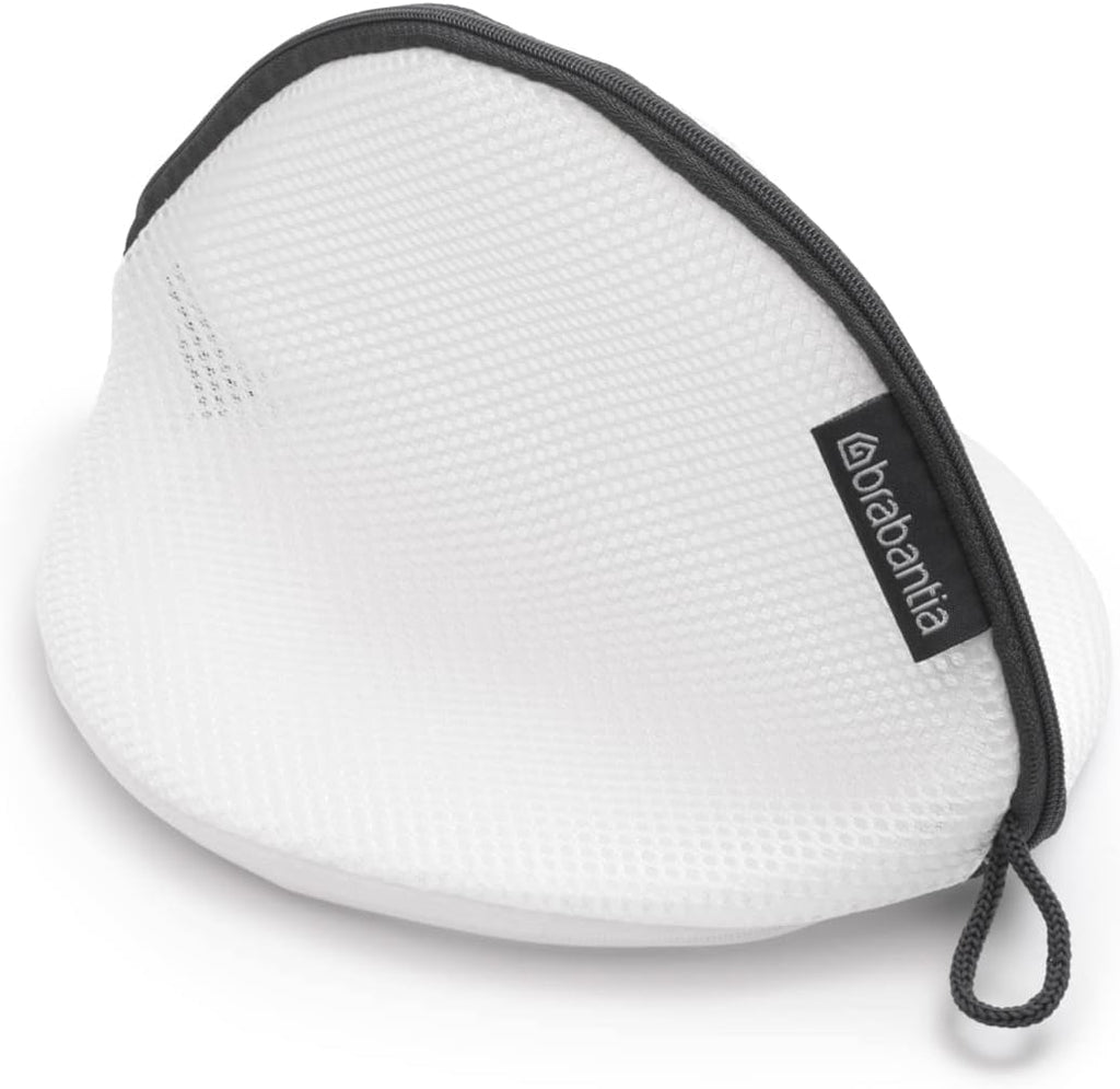 Brabantia Mesh Zip Up Laundry Bra Bag (White) for Washing Machine Delicates, Organizer Travel Bags (Pack of 6)