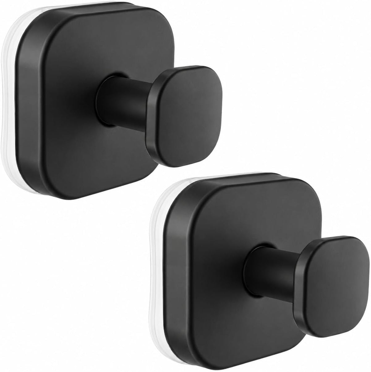 Suction Cup Hooks Steel for Bathroom, Heavy Duty, Waterproof, No Drill