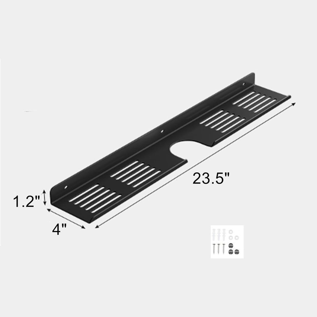 SetGame 24 Inch Metal Sink Shelf for Kitchen Sponge Organizer Holder Over The Faucet - Bathroom Shelf Kitchen Dish Soap Cleaning Brush Holder Organizers Storage Rack Over The Faucet