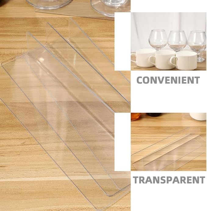 ULTECHNOVO 10-Pack L-Shaped Shelf Dividers 20.00X7.00X3.00cm/7.86X2.75X1