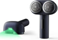 Nesugar Dual-Head Fabric Shaver and Lint Remover, Electric Sweater Defuzzer with Green Light Detection, 3 Speeds, M5