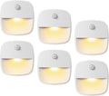 AMIR Upgraded Motion Sensor Stair Light Indoor (Warm White - Pack of 6)
