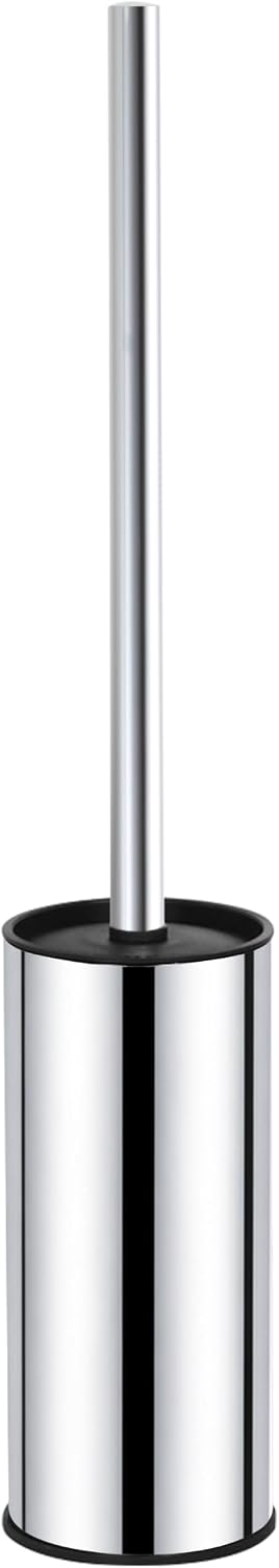 BGL Toilet Brush and Holder Set, Chrome Finish