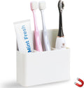 Magnetic Toothbrush Holder for Cruise Ship Cabins – Cruise Essentials 2026 & Travel Must Haves – Wall-Mounted Cruise Bathroom Organizer for Alaska & Caribbean Staterooms (White)