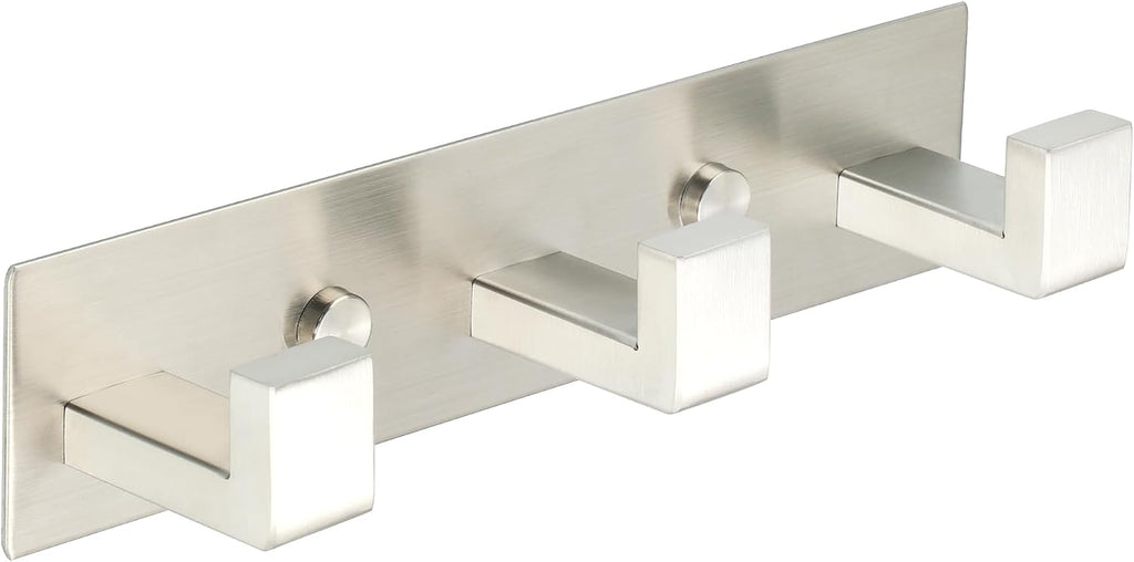 Alise Coat Hook Wall Mount Hat and Coat Rack 3 Hooks Wall Mount,Brushed